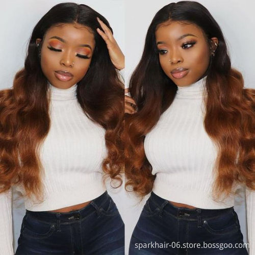 10A Virgin Human Hair Loose Deep 3 Bundles Wholesale Price Ombre Deep Curly 1B/4/30 Remy Brazilian Hair Weave Extensions